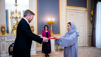 UAE Ambassador Presents Credentials To King
