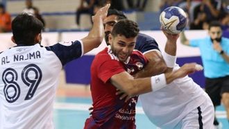 الشارقة ضد النجمة في كأس السوبر لكرة اليد