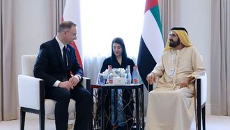 زعماء الإمارات وبولندا يبحثون التعاون