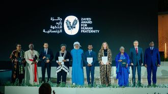 Zayed Award Ceremony Recognises Humanitarian Leaders