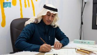 مبادرة تقويم رمضان من خطاطي الباحة