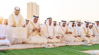 رأس الخيمة تحتفل بصلاة عيد الفطر