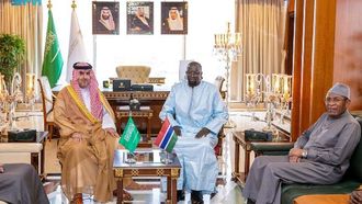 زيارة المراجع العام لغامبيا إلى المملكة العربية السعودية