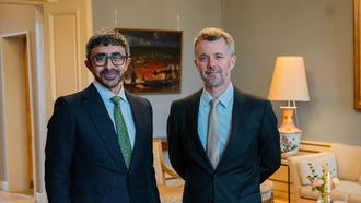 King Frederik X Meets Sheikh Abdullah Bin Zayed