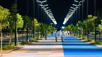 المشي في رفحاء يعزز الصحة في رمضان