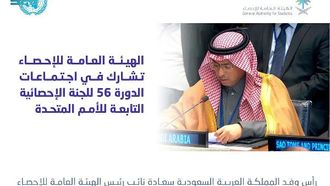 المملكة تشارك في اجتماع إحصائي للأمم المتحدة