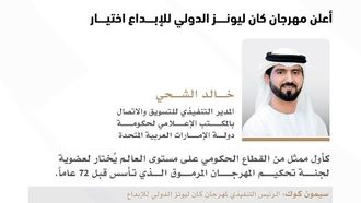 خالد الشحي ينضم إلى لجنة تحكيم مهرجان كان ليونز