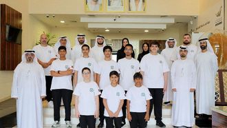 Rashid Bin Hamdan Meets Hamdan Centre Team