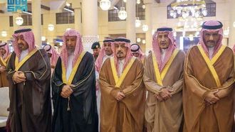 صلاة جنازة الأمير عبدالله بن مساعد بالرياض