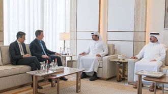 Maktoum Bin Mohammed Meets Eaton's Paolo Ruiz