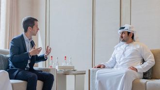 Maktoum Bin Mohammed Meets Crypto.com President