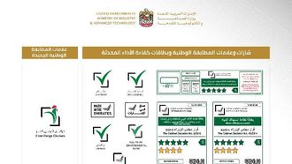 شارات المطابقة الوطنية المحدثة لمنتجات دولة الإمارات العربية المتحدة