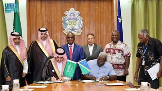 الصندوق السعودي يدعم الطاقة المتجددة في جزر سليمان