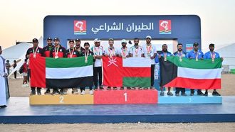 الإمارات تحصد الميدالية الذهبية الثالثة في دورة الألعاب الخليجية الشاطئية