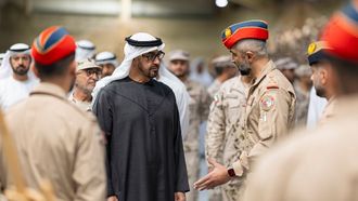 UAE President Visits Airborne Brigade Command