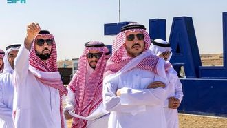 أمير الجوف يتفقد مشروع وسط المدينة