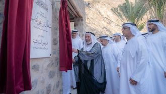 افتتاح منطقتي الزبارة وشيس التراثيتين