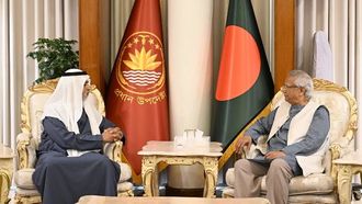 مستشار أول في بنغلاديش يلتقي الشيخ نهيان