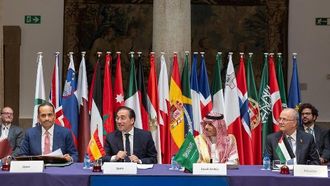 اجتماع مدريد بشأن تطورات غزة