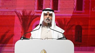 Nahyan Bin Mubarak At AUB Gala Dinner