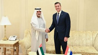Paraguay President Meets Sheikh Nahyan In UAE