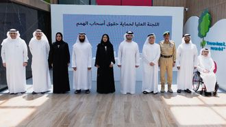 Mansoor Bin Mohammed Leads Committee Meeting