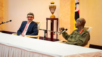 Uganda's President Meets Sheikh Abdullah Bin Zayed