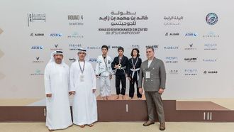 بني ياس يتصدر جولة بطولة الجوجيتسو