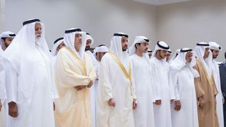 الشيخ حمدان يؤم صلاة عيد الأضحى المبارك