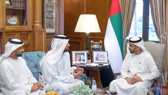 Hamdan Bin Zayed Meets Energy Delegation
