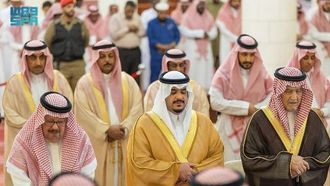 صلاة الجنازة على الأميرة بوظة بنت سعود