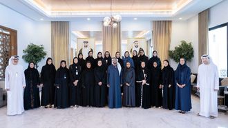 Nahyan Bin Zayed Commends Female Employees