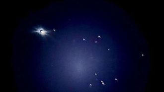 رصد اقتران الزهرة وطويبة في رفحاء