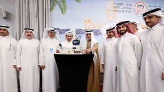 مهرجان أبوظبي للشطرنج يفتتحه نهيان