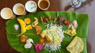 Authentic Onam Sadhya At Novotel Dubai