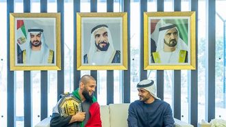 الشيخ زايد يهنئ حمزة شيمايف