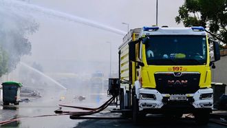 Fire Contained In Sharjah~~s Industrial Area 10