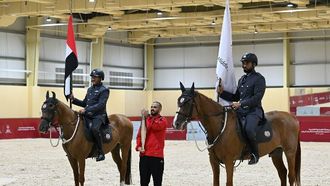 انطلاق منافسات الفروسية للأولمبياد الخاص في العين