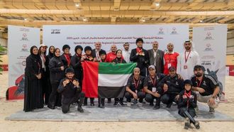 الإمارات تحصد 16 ميدالية في منافسات الفروسية