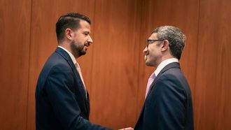 لقاء عبدالله بن زايد ورئيس الجبل الأسود