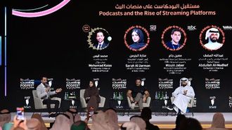 مناقشة مستقبل البث الصوتي في مهرجان دبي للبودكاست
