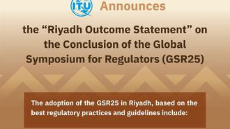 ITU Issues Riyadh Outcome Statement After GSR25