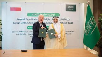 مذكرة تفاهم سعودية بولندية لتعزيز العلاقات الزراعية
