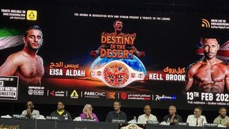 دبي تستضيف نزال ديستني إن ذا ديزرت للملاكمة