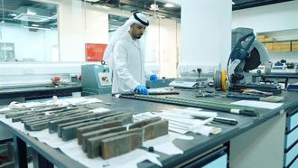 خدمات اختبار جديدة لمواد البناء في أبوظبي