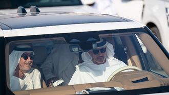 Hazza Bin Zayed At Al Ain Camel Festival