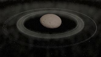 Rings Forming Around Icy Body Chiron