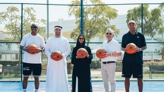 ملعب كرة سلة جديد مستوحى من الثقافة الإماراتية