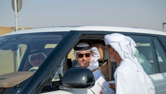 Hazza Bin Zayed At Lagaya Race Event