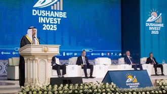 Khalid Al-Falih At Dushanbe Investment Forum